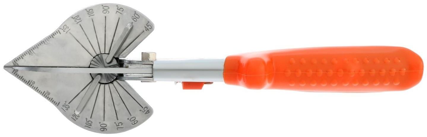 Ножницы универсальные ТУНДРА, SK5, по пластику, резине, дереву, углы 45 - 135°, 220 мм