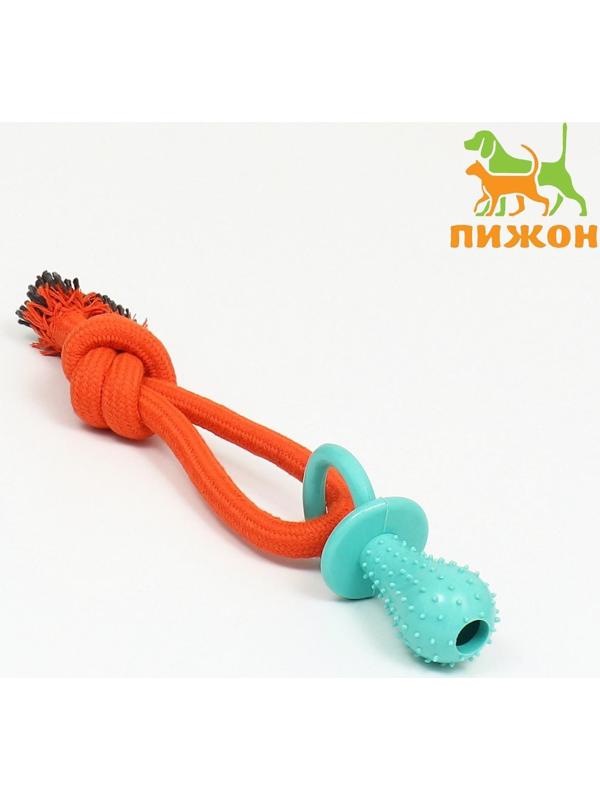 Игрушка жевательная с канатом 