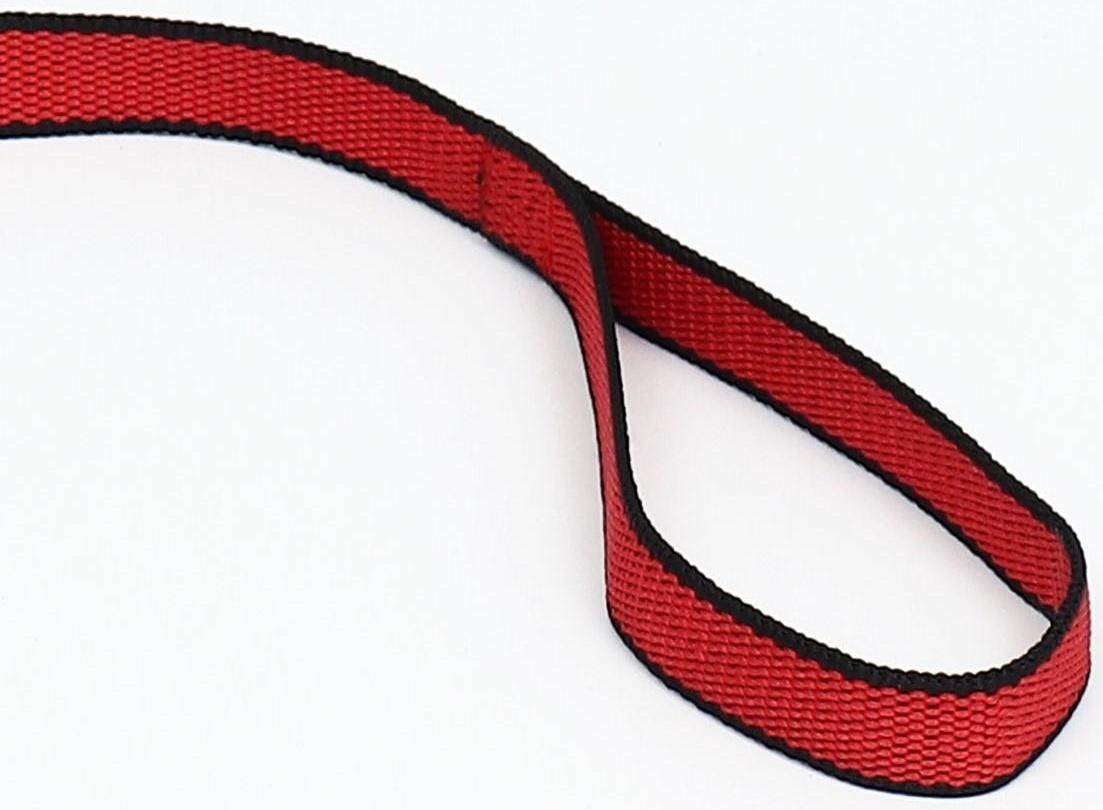 Поводок 2 м х 2 см, красно-чёрный