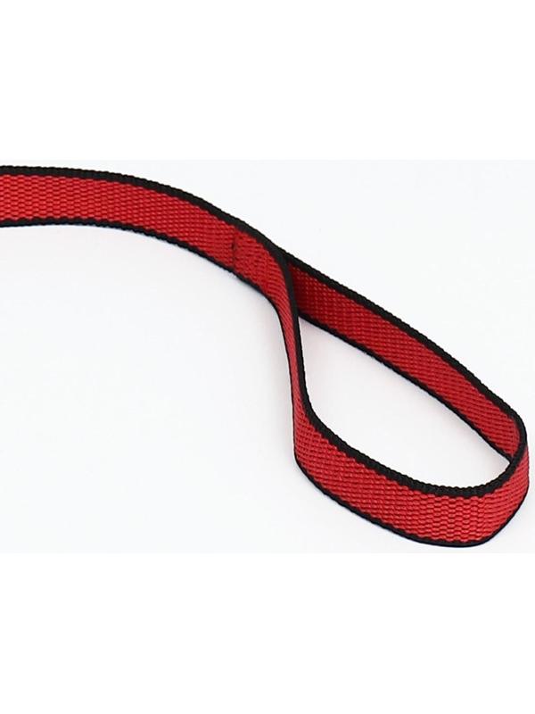 Поводок 2 м х 2 см, красно-чёрный