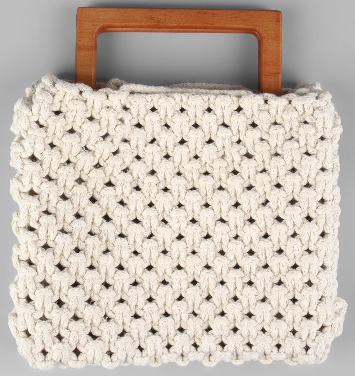 Ручки для сумки деревянные, 15 × 8 см, 2 шт, цвет светло-коричневый