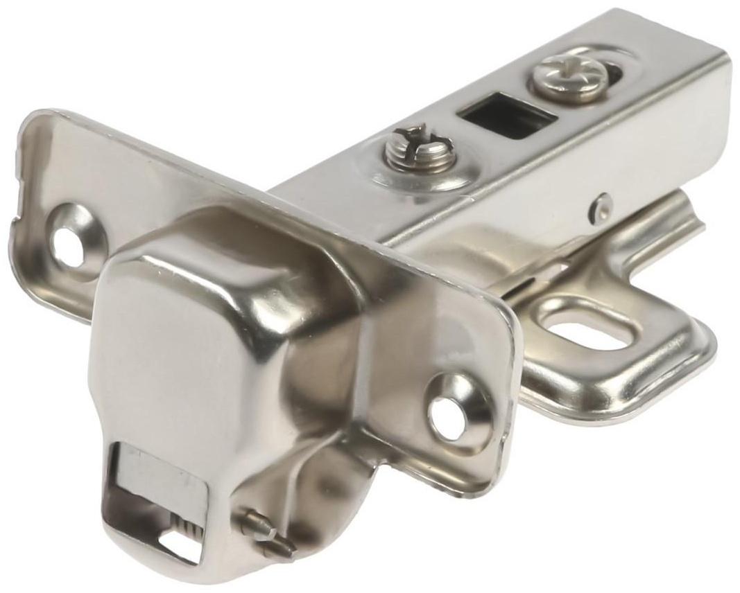 Петля мебельная ТУНДРА, накладная с доводчиком, 91 г, Clip-on