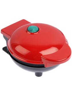 Электровафельница WV-01, 350 Вт, венские вафли, антипригарное покрытие, красная