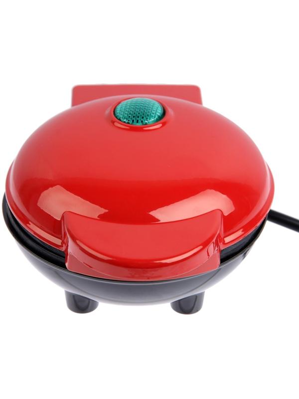 Электровафельница WV-01, 350 Вт, венские вафли, антипригарное покрытие, красная