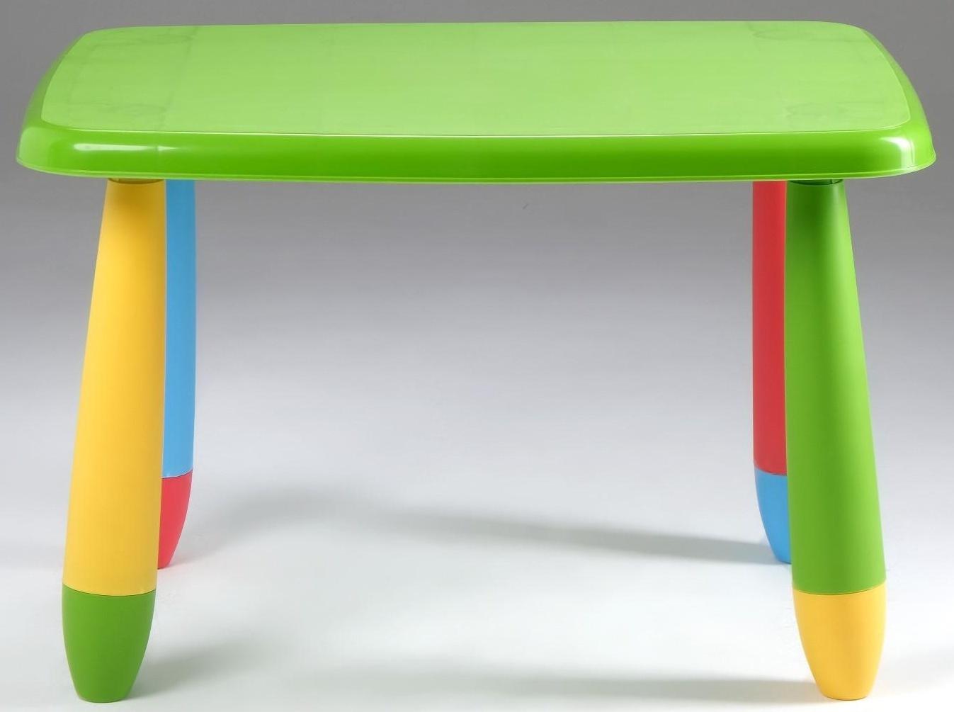Стол детский пластиковый, LXZ-102, 575х730х470мм, зеленый