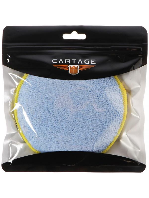 Губка Cartage для мытья авто, d 12 см