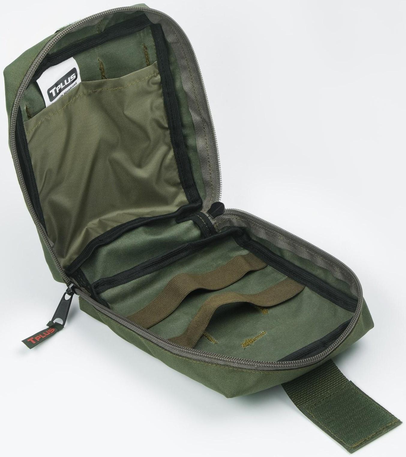 Подсумок армейский, тактический, медицинский, оксфорд 600, 14 x 8 x 18 см, олива