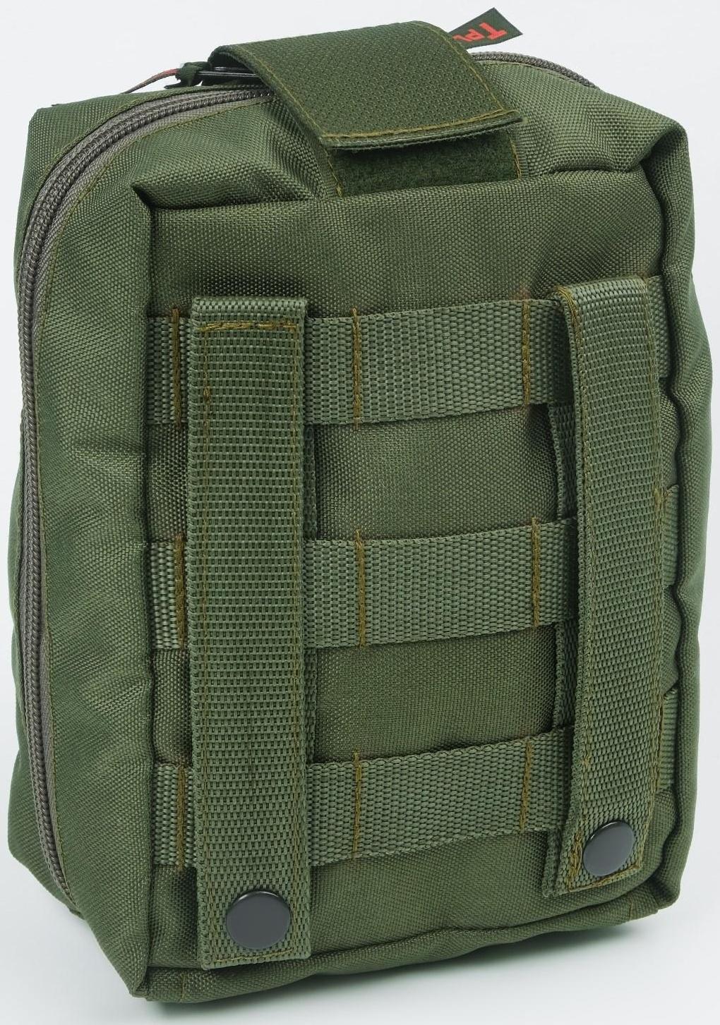 Подсумок армейский, тактический, медицинский, оксфорд 600, 14 x 8 x 18 см, олива