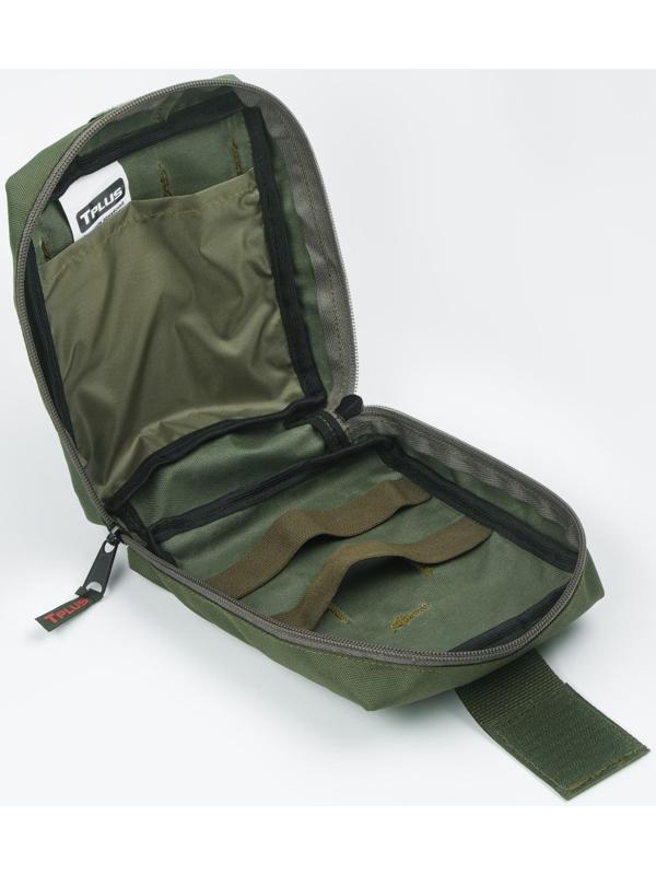 Подсумок армейский, тактический, медицинский, оксфорд 600, 14 x 8 x 18 см, олива