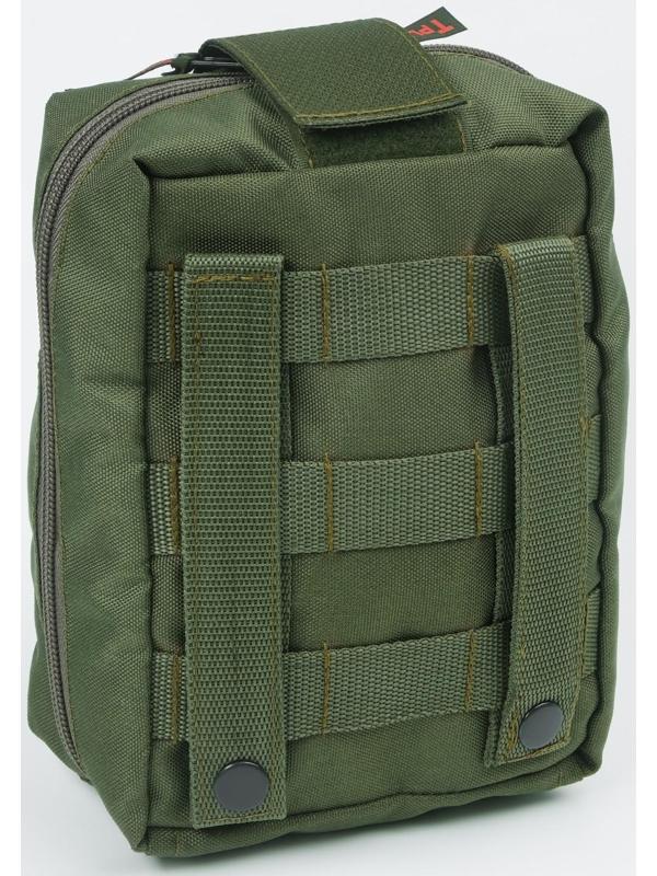 Подсумок армейский, тактический, медицинский, оксфорд 600, 14 x 8 x 18 см, олива