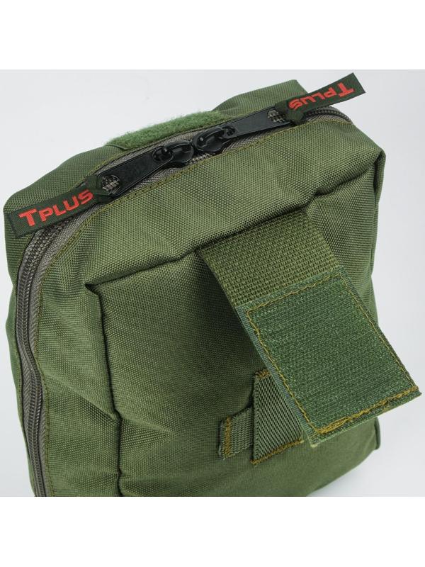 Подсумок армейский, тактический, медицинский, оксфорд 600, 14 x 8 x 18 см, олива