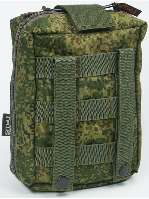 Подсумок армейский, тактический, медицинский, оксфорд 600, 14 x 8 x 18 см, цифра