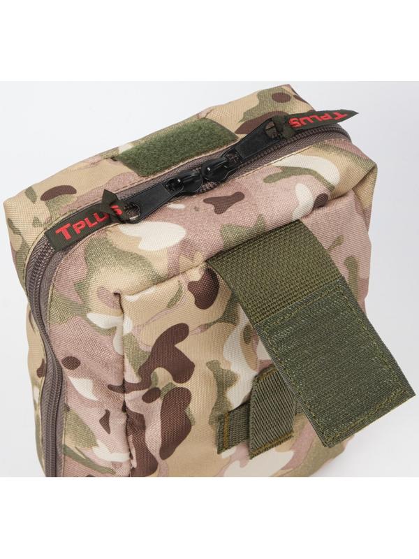 Подсумок армейский, тактический, медицинский, оксфорд 600, 14 x 8 x 18 см, мультикам