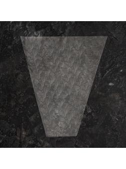 Пакет для цветов, конус, 6+23+40см, прозрачный