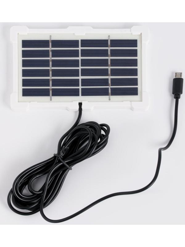 Фонарь кемпинговый аккумуляторный, 20 Вт, 1200 мАч, 32 SMD, 3 режима, солнечная батарея