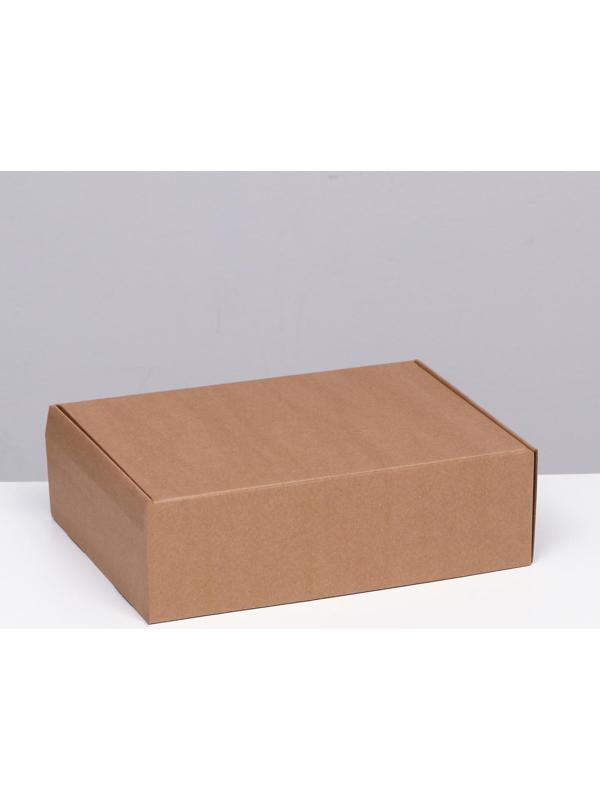 Коробка самосборная, бурая, 31 х 22 х 9,5 см