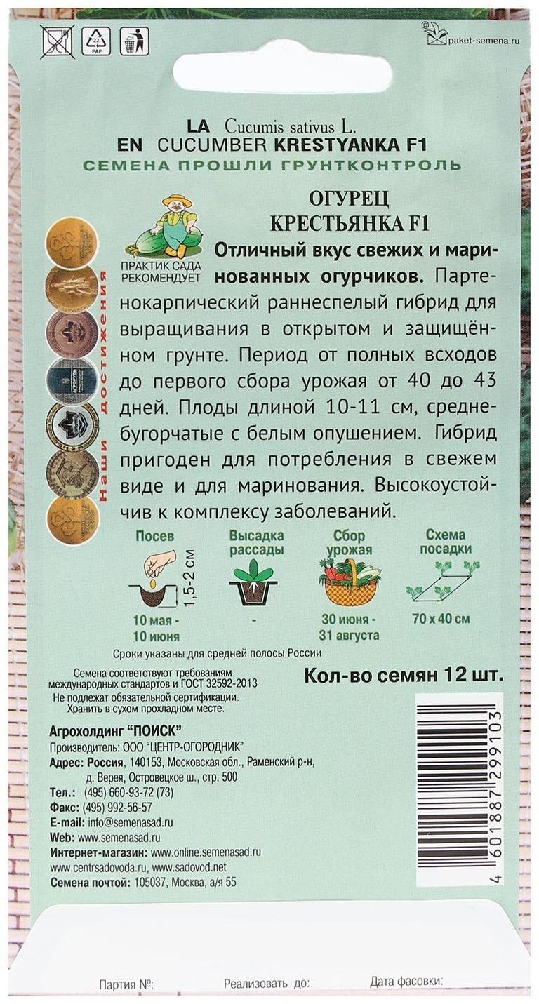 Семена Огурец 