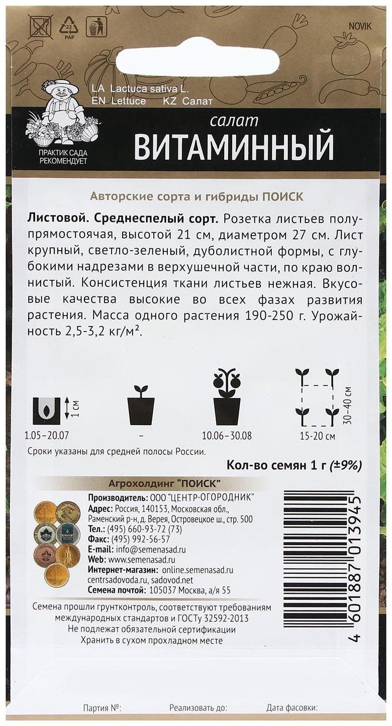 Семена Салат 