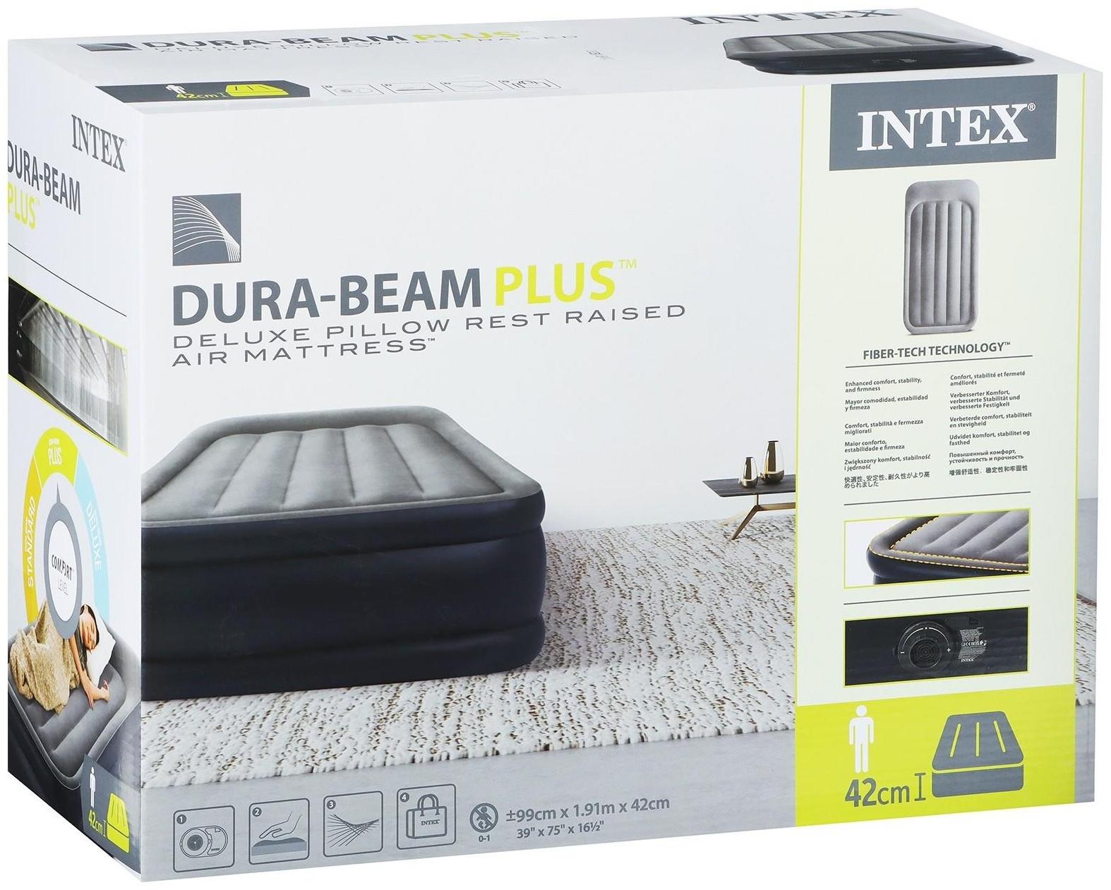 Кровать надувная DELUXE PILLOW REST RAISED BED 99 х 191 х 42 см 64132ND
