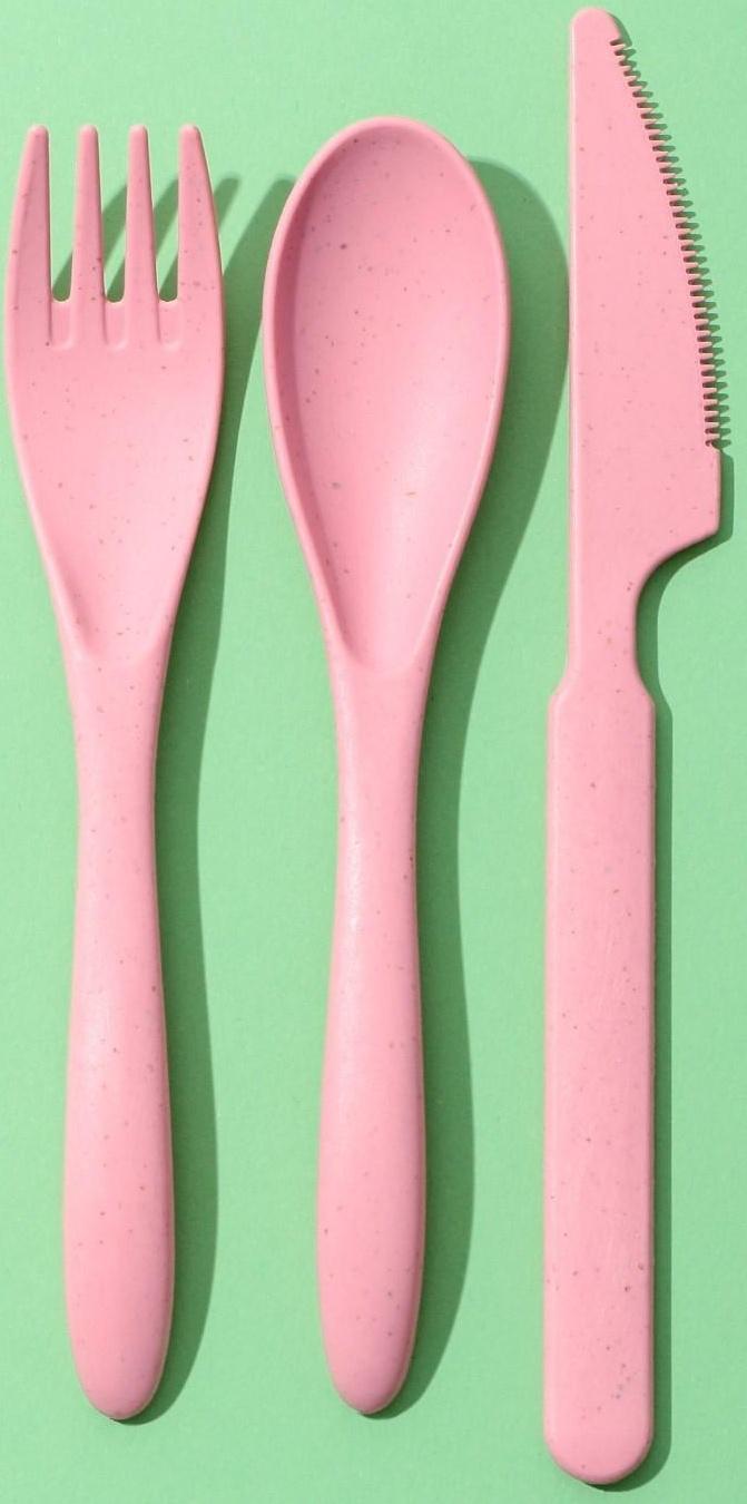 Набор столовых приборов «Опять жрешь?», вилка, ложка, нож