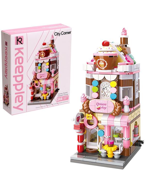 Конструктор блочный «Кондитерская», 344 детали