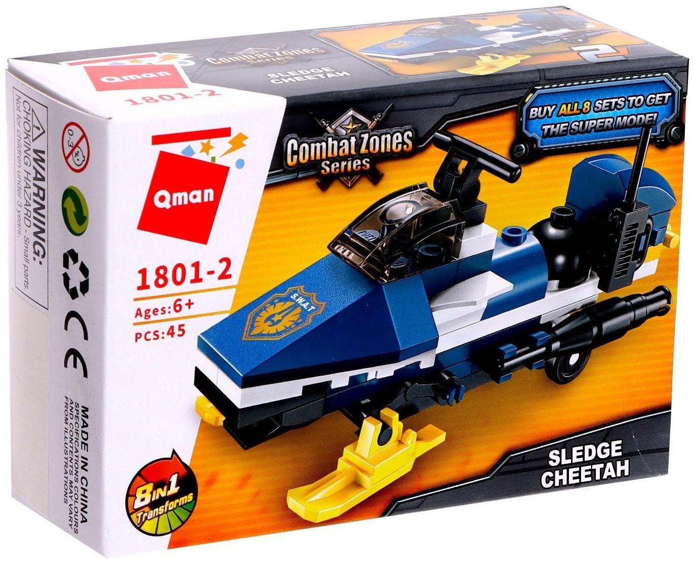 Конструктор Полиция «Полицейский транспорт», 8 видов, МИКС