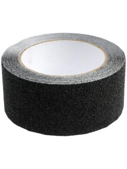 Лента клейкая ТУНДРА, противоскользящая, черная 50 мм х 5 м