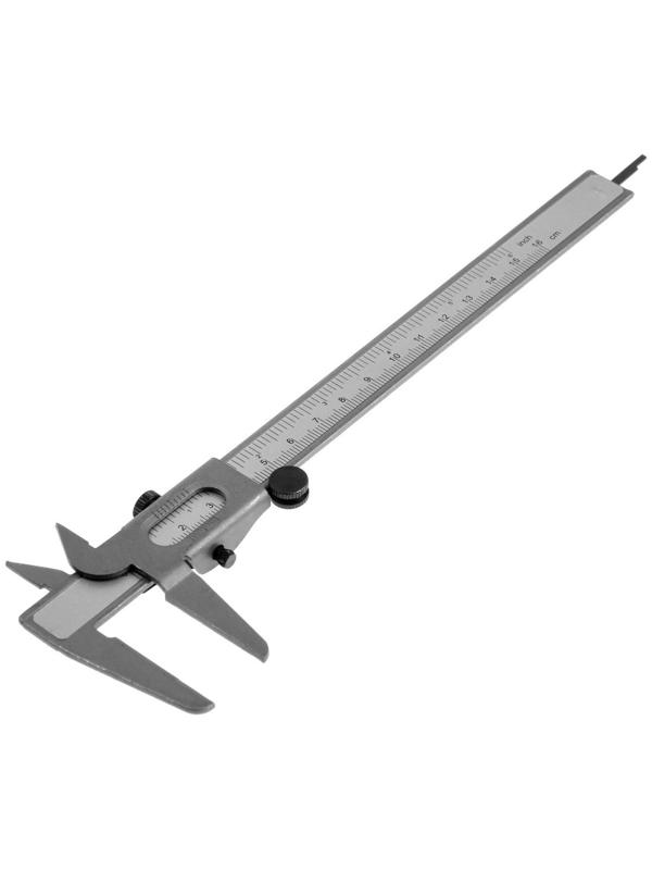Штангенциркуль ЛОМ, металлический, с глубиномером, цена деления 0.05 мм, 150 мм
