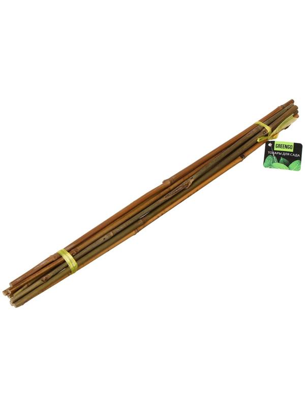 Колышек для подвязки растений, h = 60 см, d = 1 см, бамбук, Greengo