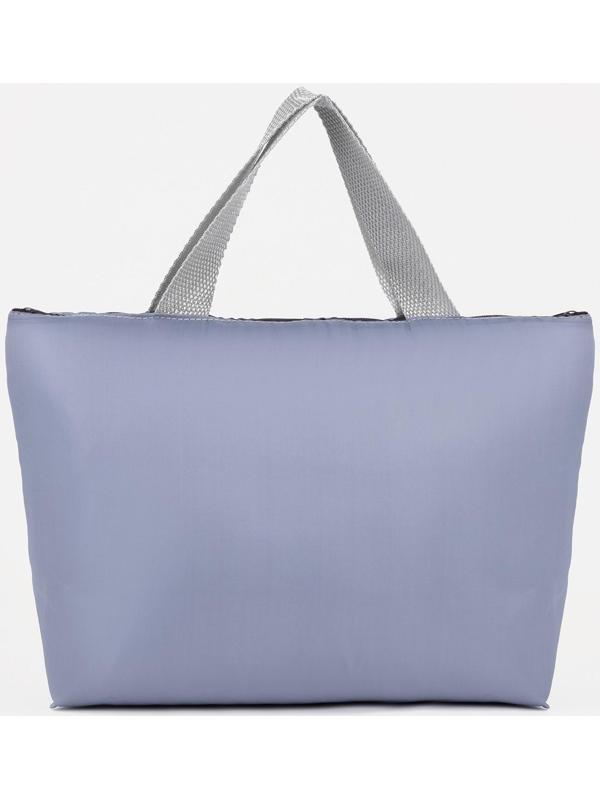 Термосумка на молнии 5 л, цвет серый