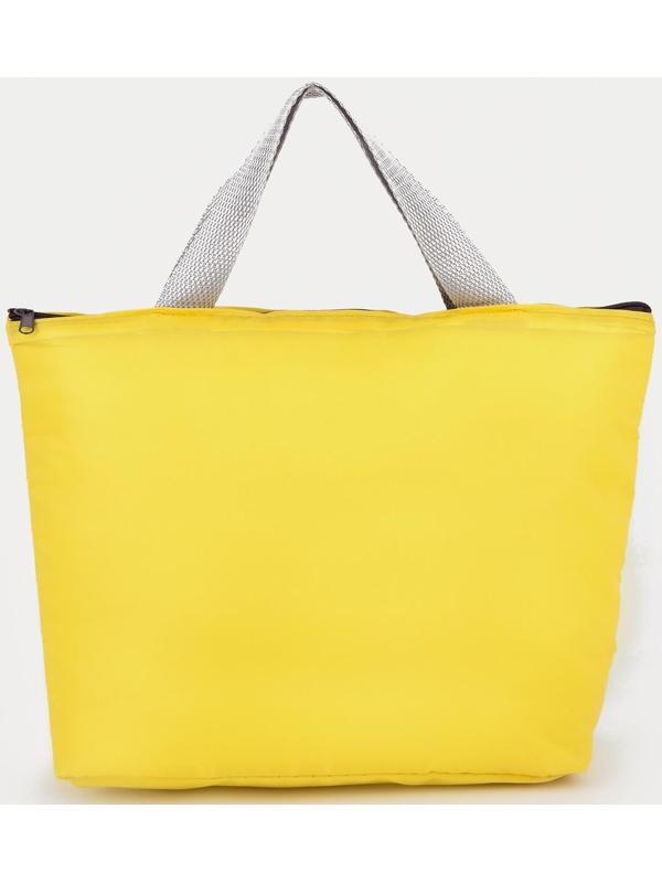 Термосумка на молнии 5 л, цвет жёлтый