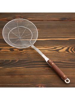 Дуршлаг-сито с деревянной ручкой 44см