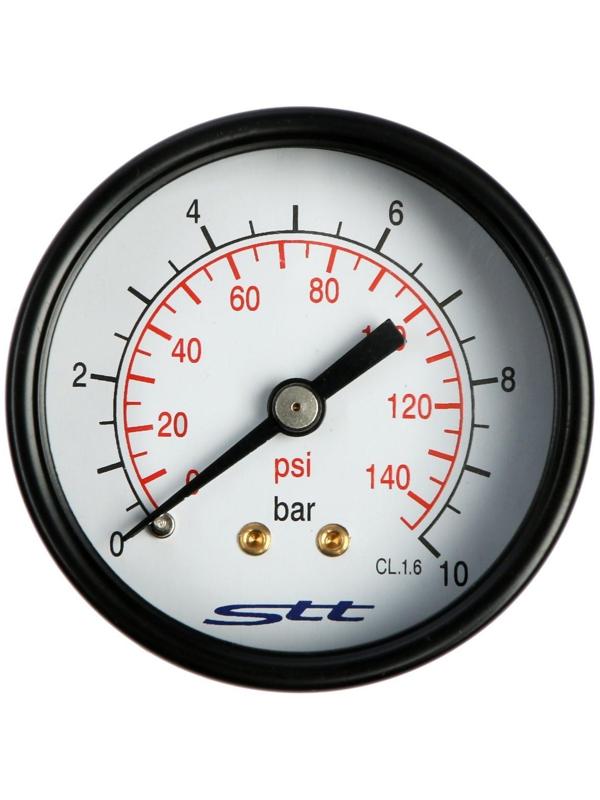 Манометр STT, аксиальный,  Дк 50 мм, наружная резьба 1/4