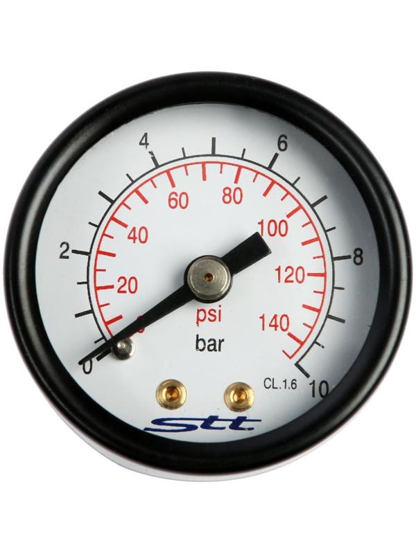 Манометр STT, аксиальный,  Дк 40 мм, наружная резьба 1/8