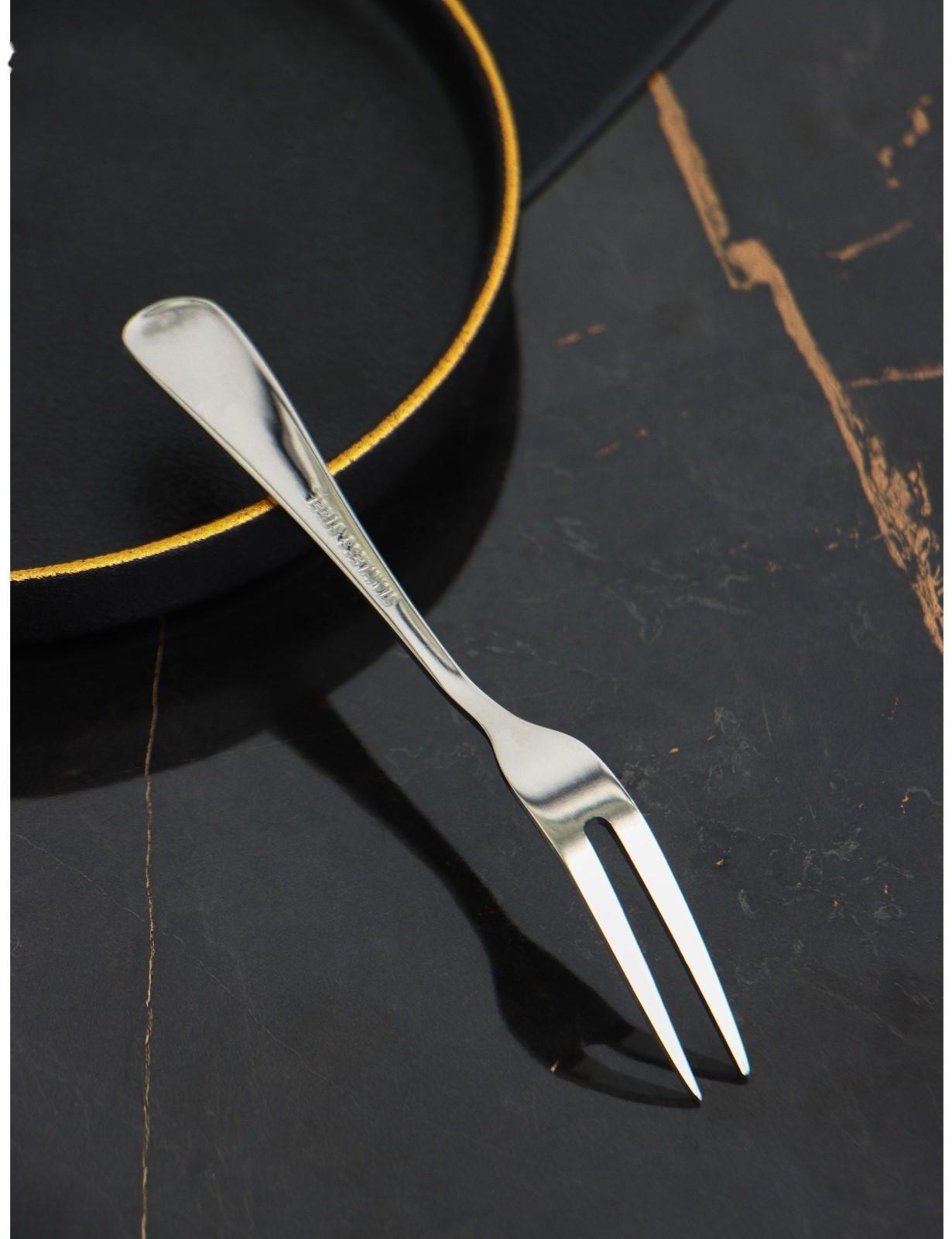 Набор вилок для мяса и сыра из нержавеющей стали Доляна, h=14,6 см, толщина 2 мм, 410 сталь, 3 шт