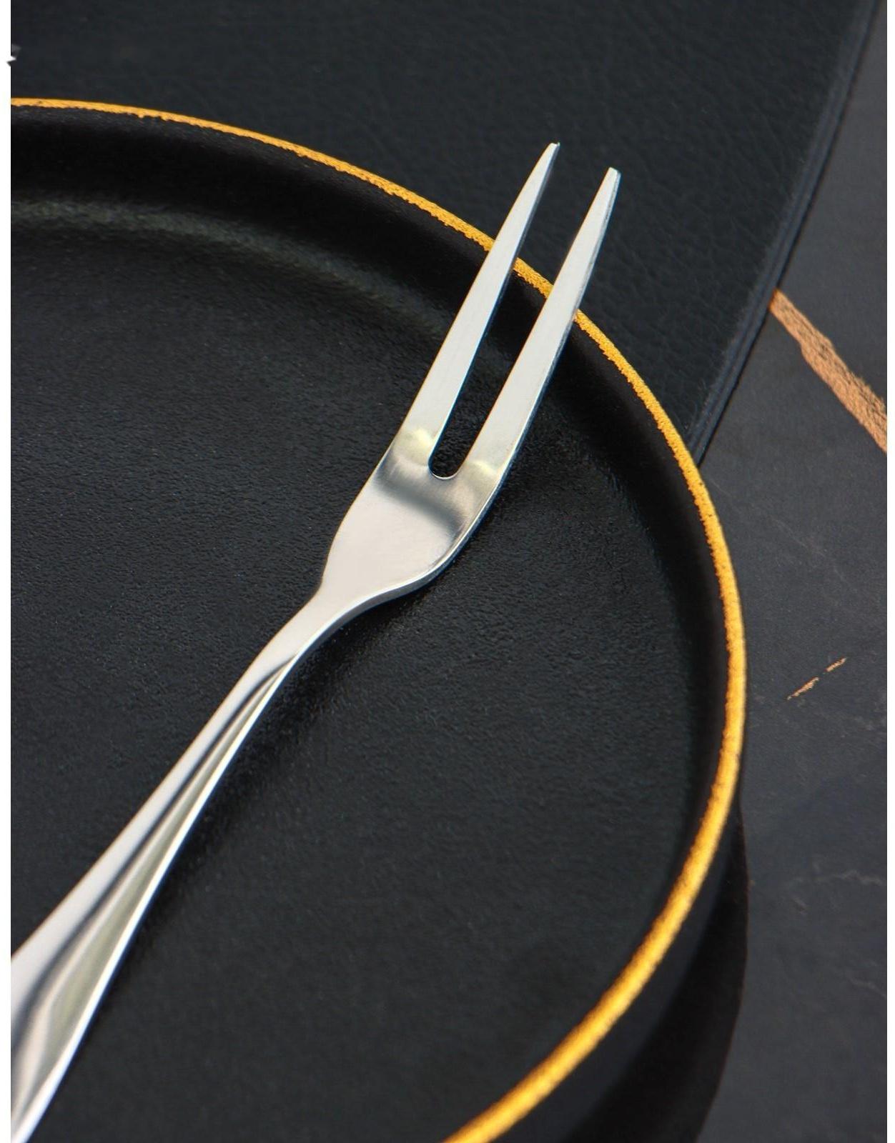 Набор вилок для мяса и сыра из нержавеющей стали Доляна, h=14,6 см, толщина 2 мм, 410 сталь, 3 шт