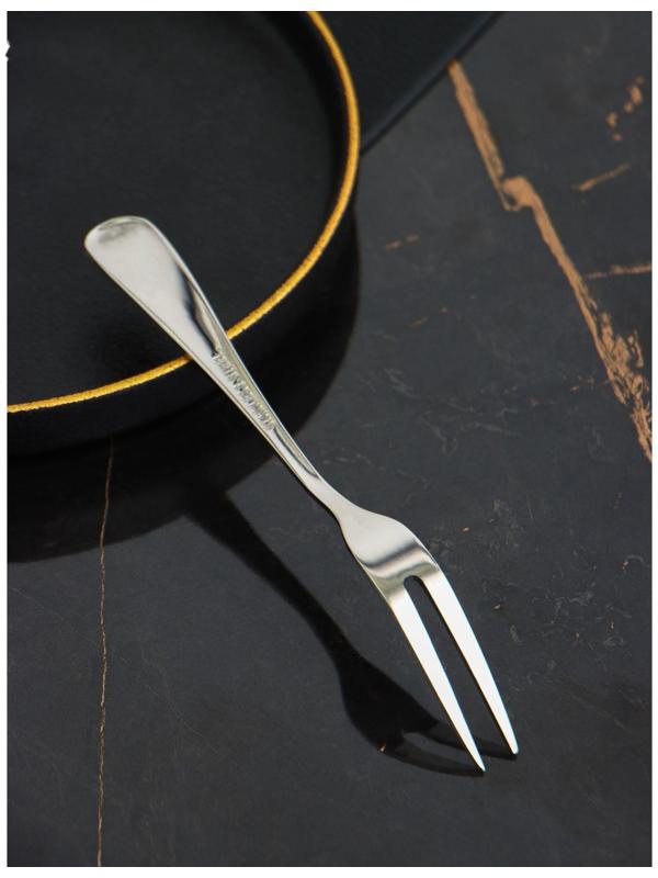 Набор вилок для мяса и сыра из нержавеющей стали Доляна, h=14,6 см, толщина 2 мм, 410 сталь, 3 шт