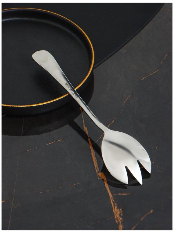 Вилка салатная из нержавеющей стали Доляна, h=19,8 см, толщина 2,2 мм, 410 сталь