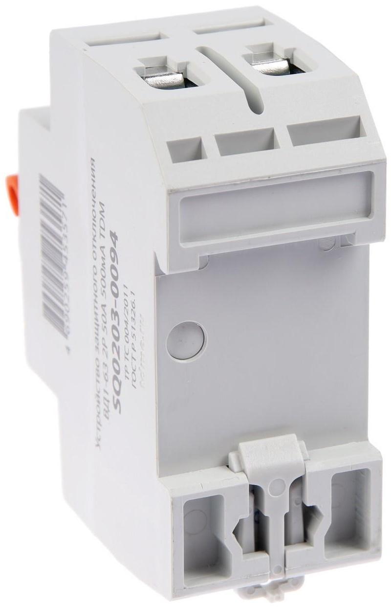 УЗО TDM ВД1-63, 2п, 50 А, 500мА, SQ0203-0094