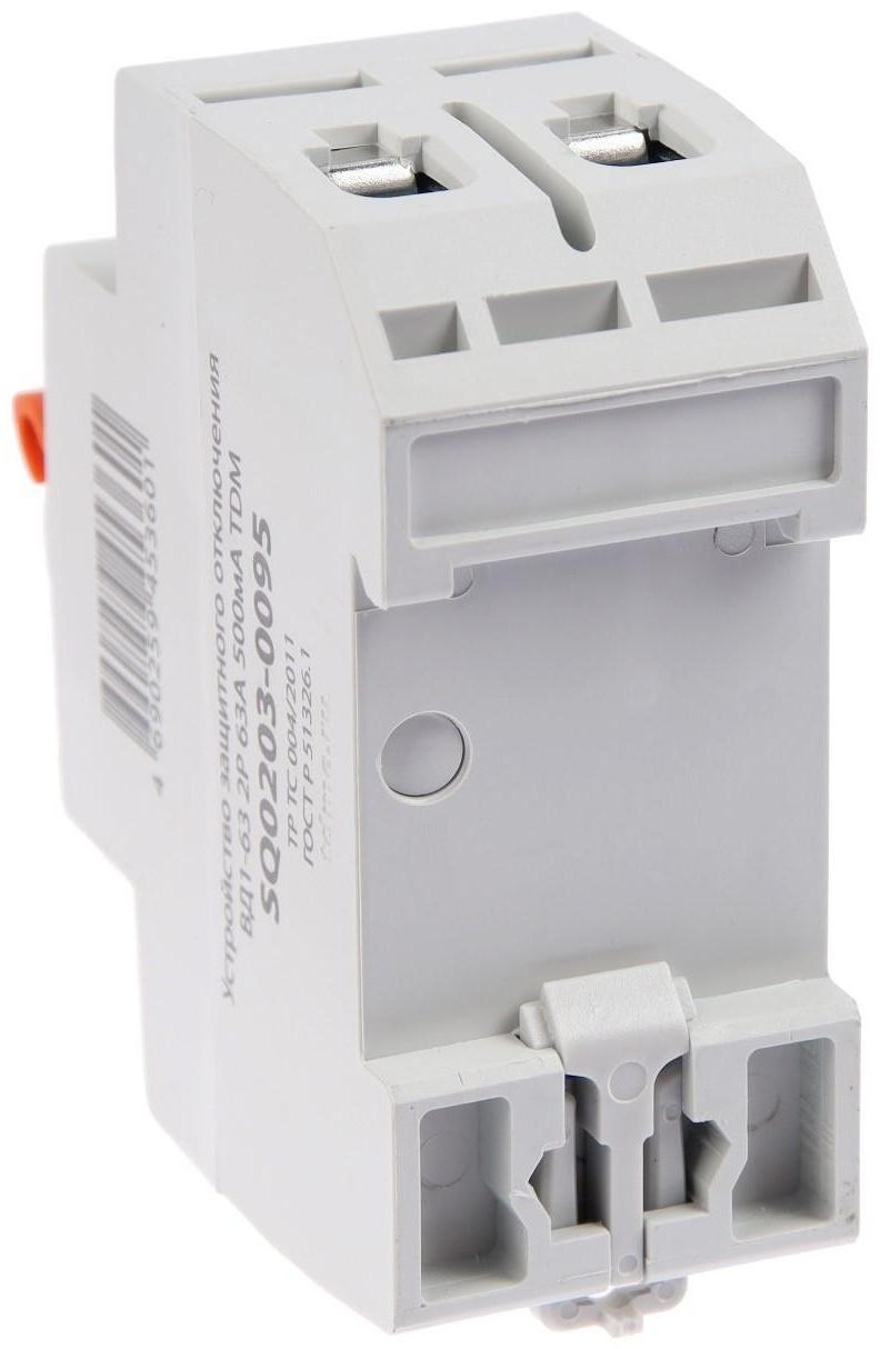 УЗО TDM ВД1-63, 2п, 63 А, 500мА, SQ0203-0095