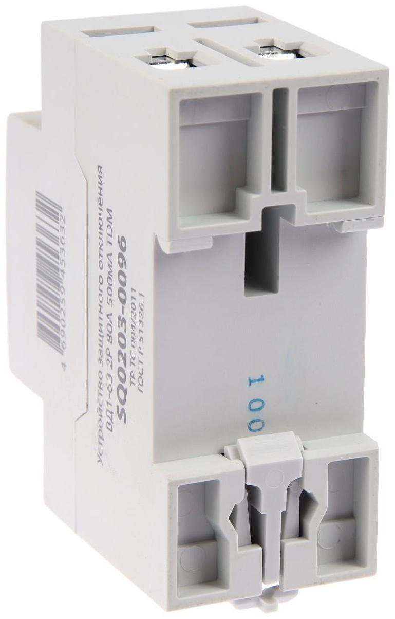 УЗО TDM ВД1-63, 2п, 80 А, 500мА, SQ0203-0096