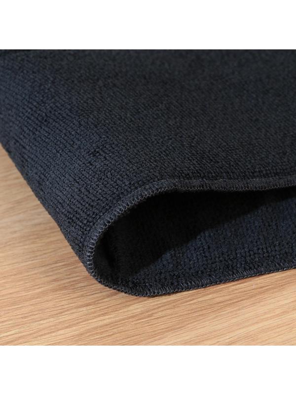 Коврик для сушки посуды Доляна «Лофт», 30×40 см, микрофибра, цвет чёрный