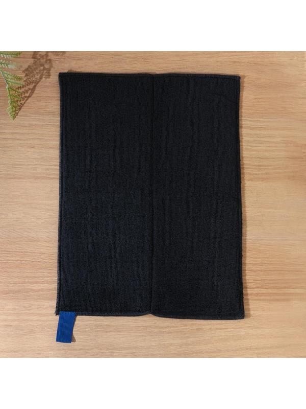 Коврик для сушки посуды Доляна «Лофт», 30×40 см, микрофибра, цвет чёрный