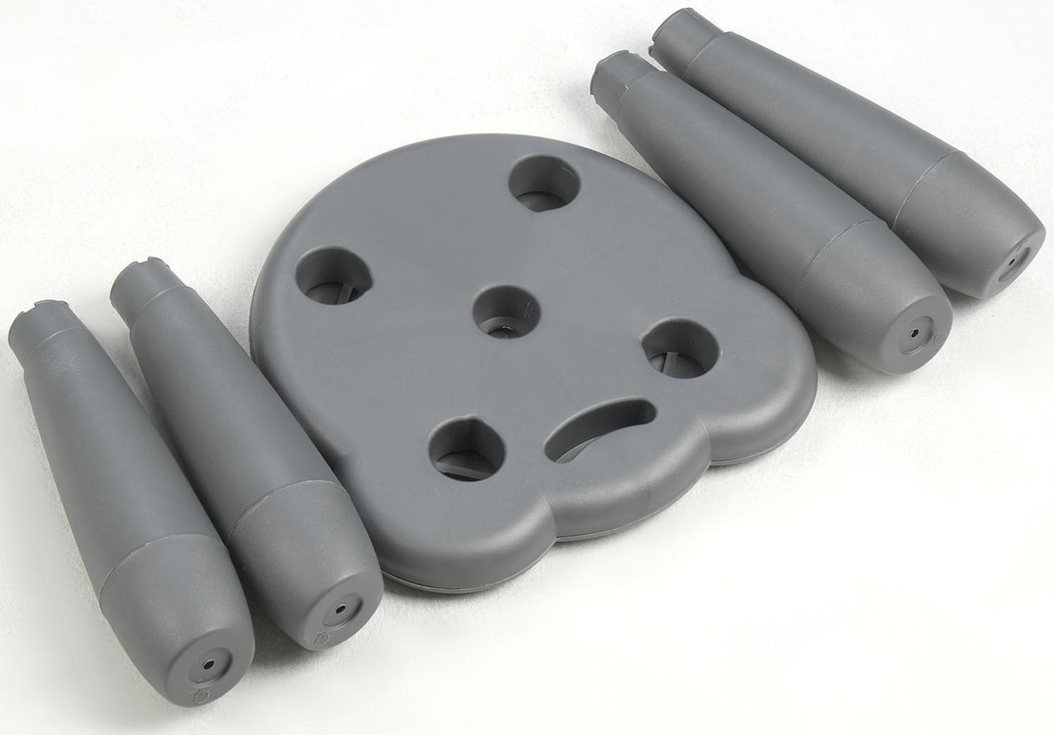 Детский табурет Медвежонок серый