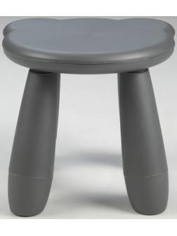 Детский табурет Медвежонок серый