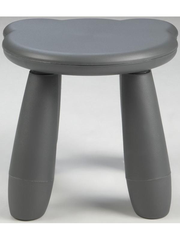 Детский табурет Медвежонок серый