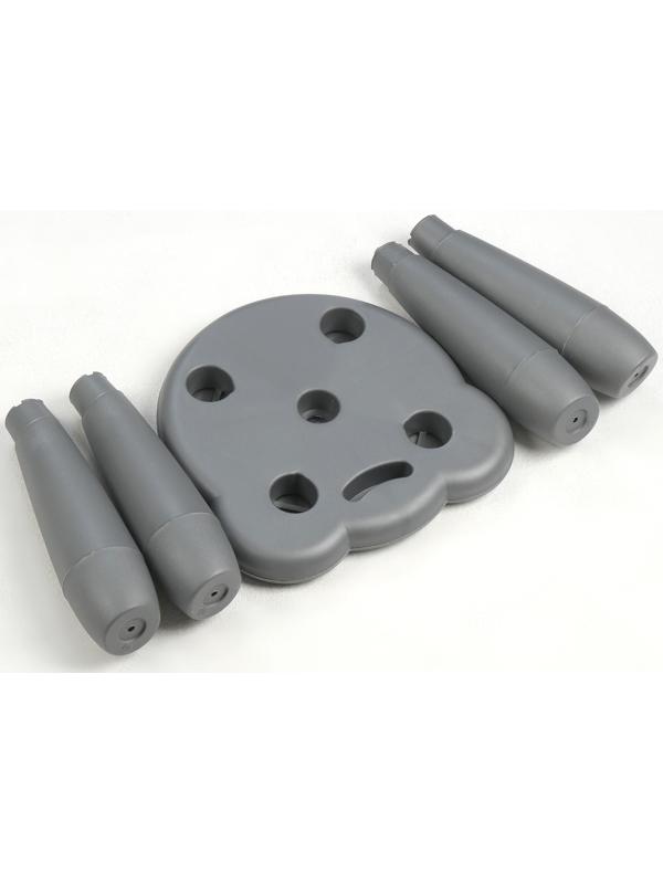 Детский табурет Медвежонок серый