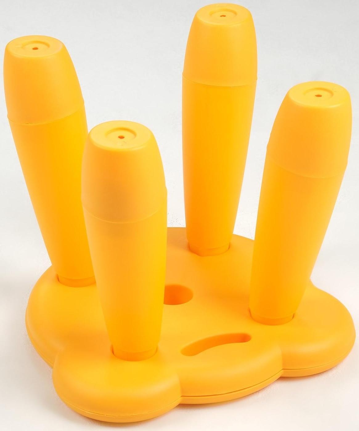 Детский табурет Медвежонок желтый