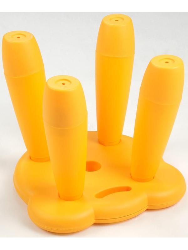 Детский табурет Медвежонок желтый