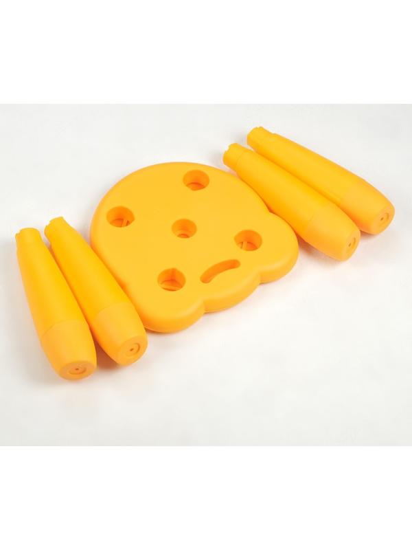 Детский табурет Медвежонок желтый